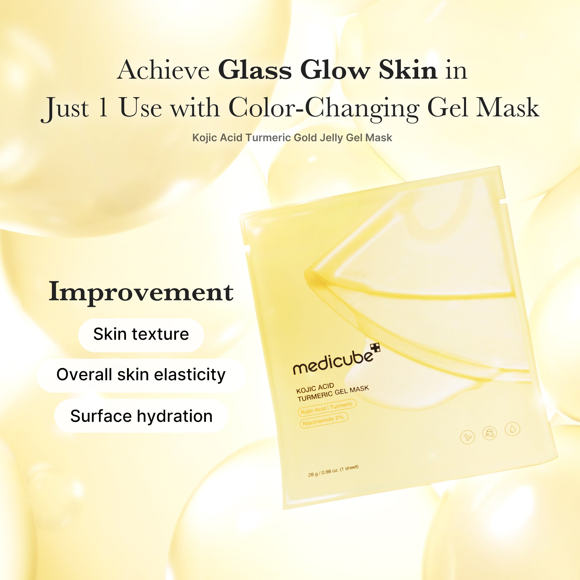 Kojic Acid Turmeric Gold Jelly Gel Mask